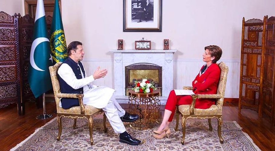 Prime Minister Imran Khan gave an interview to CNN. Source: CNN