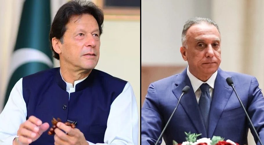 Prime Minister Imran Khan had a a telephone call with Iraqi Prime Minister Mustafa Al-Kadhimi. Source: Al-Jazeera