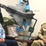 Gen Bajwa was given a detailed briefing on operational matters of PAF. Source: ISPR.