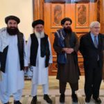 Mullah Abdul Ghani Baradar, head of the Taliban's political office meet Martin Griffiths. Source: Twitter.