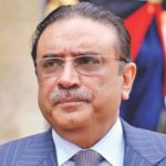 Asif Ali Zardari was peaking to journalists after appearing before an accountability court. Source: FILE. 