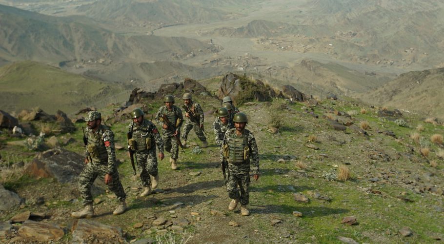 According to ISPR, the operation to eliminate terrorists is underway. (Photo Online)