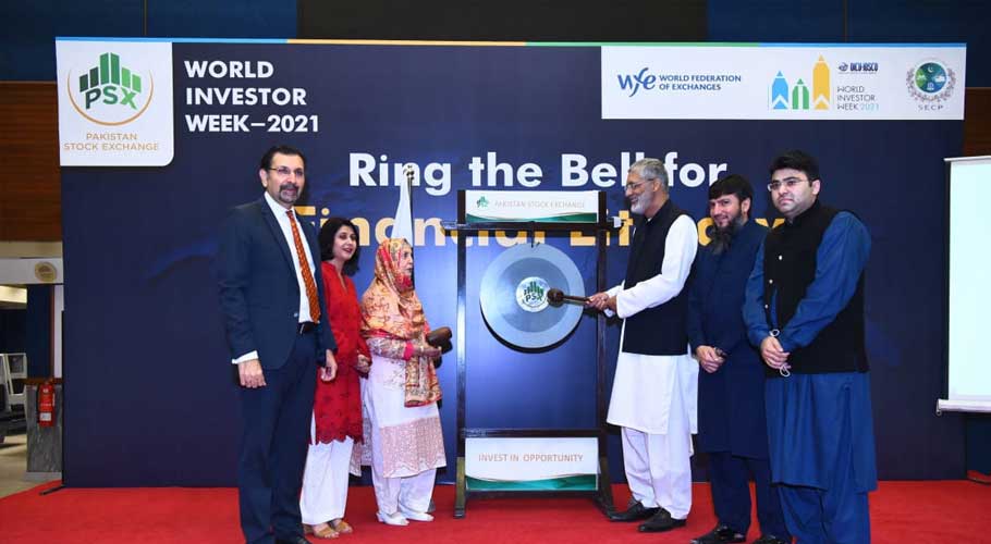 PSX holds gong ceremony to mark World Investor Week