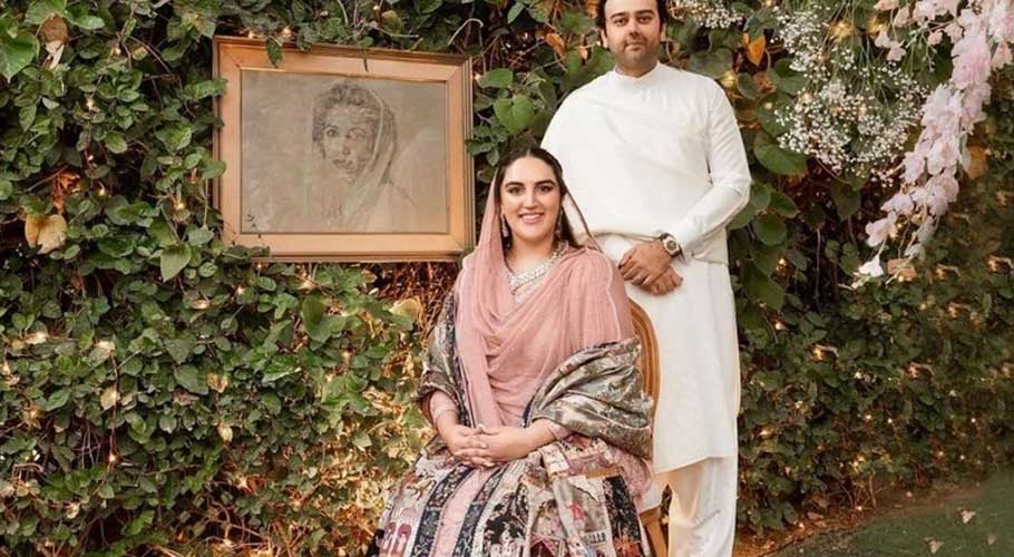 The baby, born on October 10, is the couple's first child. (Source: Twitter)