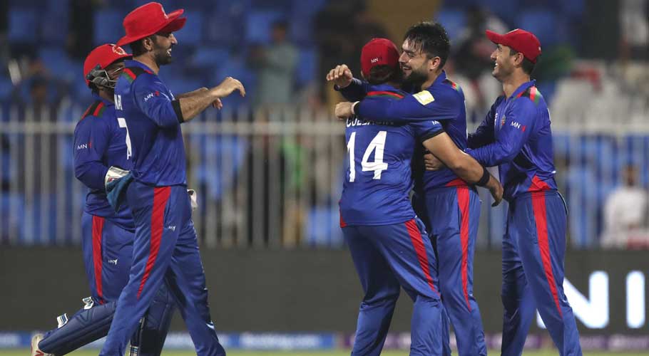 Mujeeb's 5-20 helps Afghanistan crush Scotland. (Source: AP)