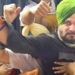 Navjot Sidhu led a protest by Congress workers. (Source: Online)