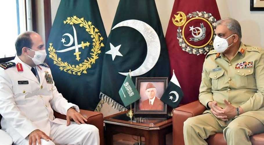 Both sides assured to further expand Pak-KSA ties. (Source: ISPR)