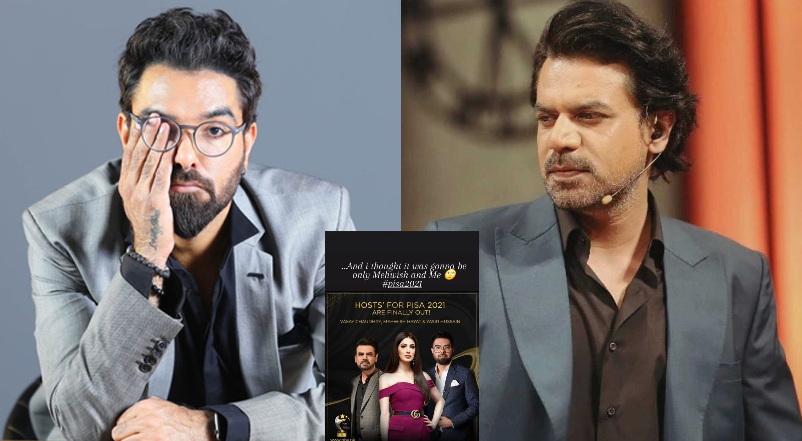 It seems like Yasir and Vasay are not happy with hosting PISA’21 (File)