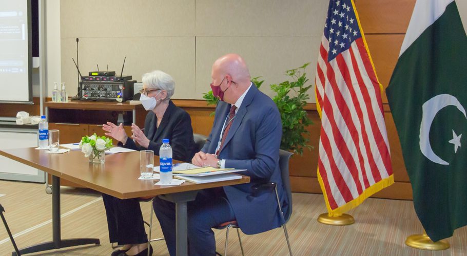 US Deputy Secretary of State Wendy Sherman visits US Embassy in Islamabad (Photo: Twitter)
