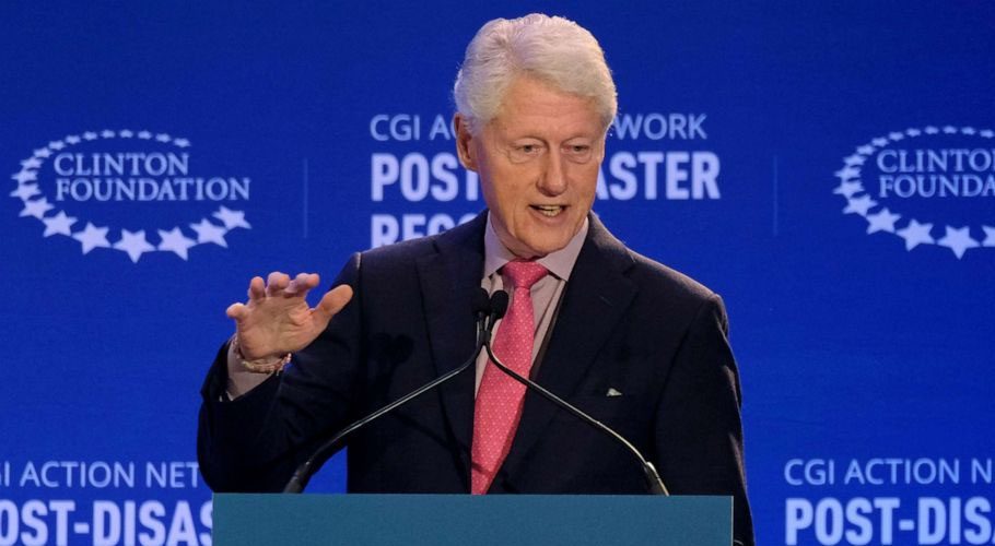 Clinton has dealt with health problems in the past. Source: CGI.