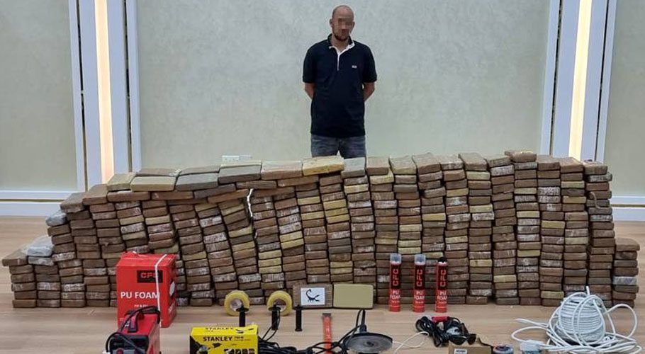 Dubai Police seized half a tonne of cocaine worth more than 500 million dirhams. Source: The National. 