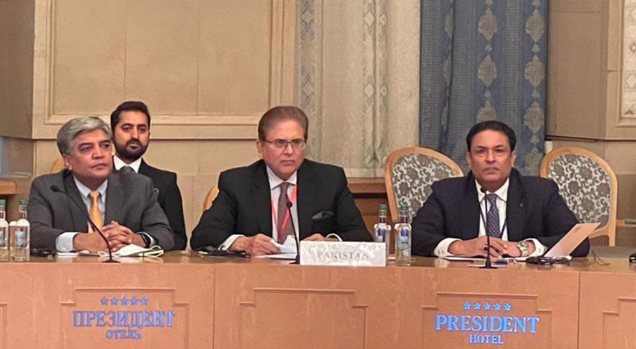 He was speaking at the third meeting held in Moscow. Source: Twitter.