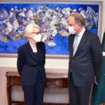 The foreign minister was speaking to the visiting US Deputy Secretary of State Wendy Sherman. Source: MOFA.