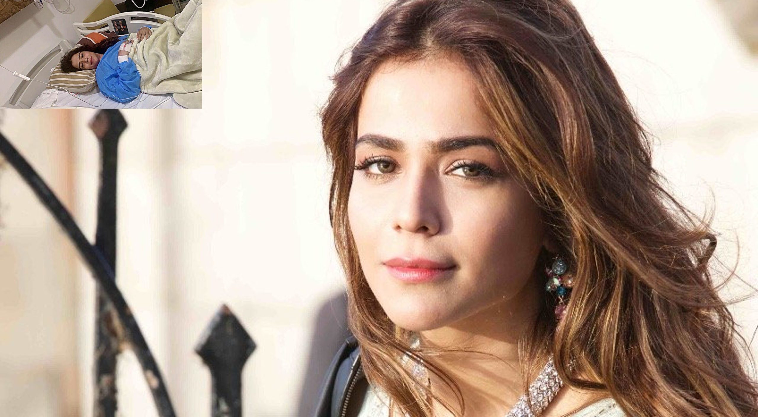 The Dekh Magar Pyaar Say star posted a picture of herself in a hospital bed on Instagram (Instagram)