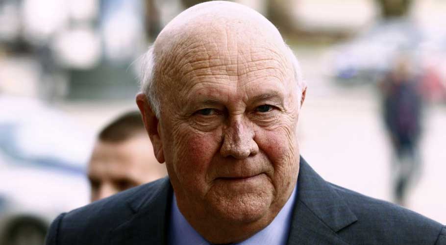 He was South Africa's last apartheid-era president. (Source: Reuters)