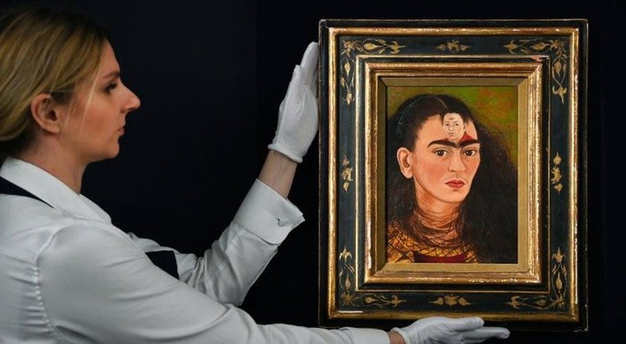 A rare painting by Frida Kahlo (BBC)