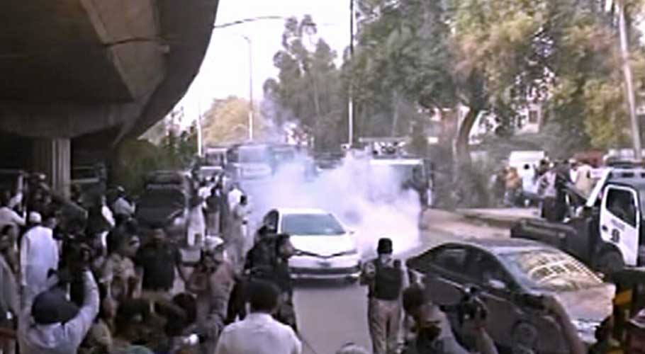 Deputy chairman ABAD and several other people got injured in the shelling. (Source: Dawn)