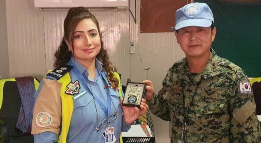 Ghani said she was very happy to be a part of the mission (Hum News)