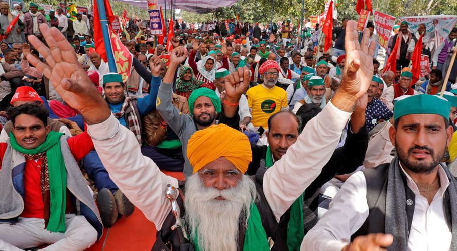 Thousands gathered for the latest rally in Lucknow. Source: Reuters.