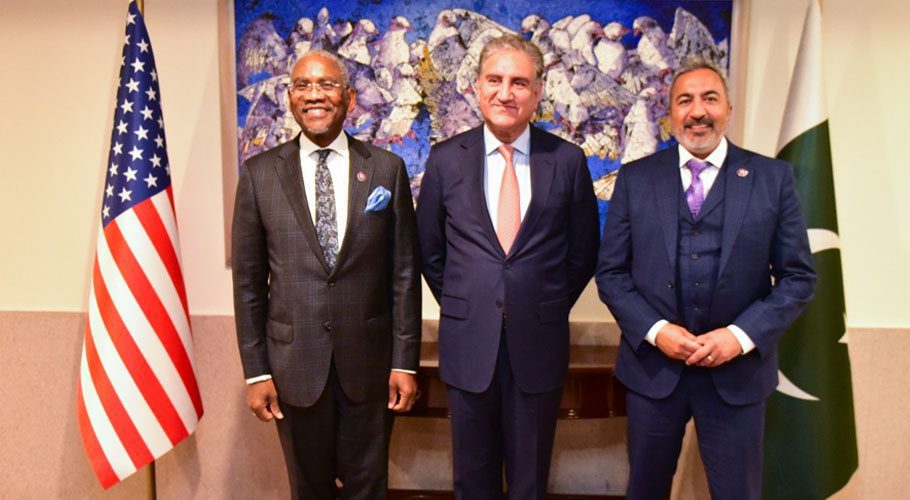 The US Congressmen called on the Foreign Minister Shah Mahmood Qureshi. Source; MOFA.