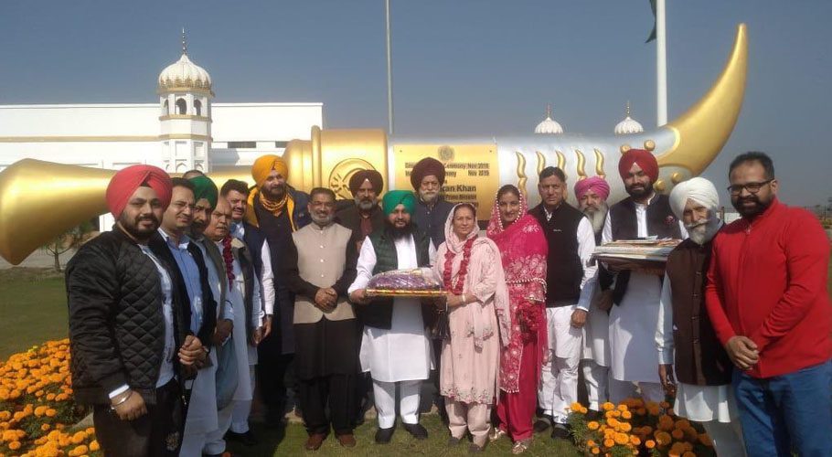 Navjot Singh Sidhu arrived in Kartarpur. Source: Twitter.