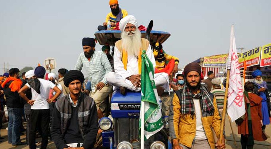Thousands of farmers have been protesting in Delhi's borders against the reforms. Source: Al Jazeera.