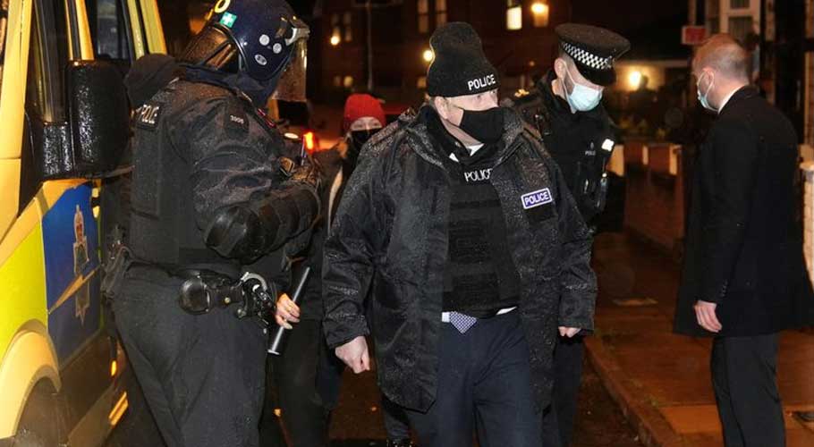 British PM joins Liverpool drugs bust in police gear