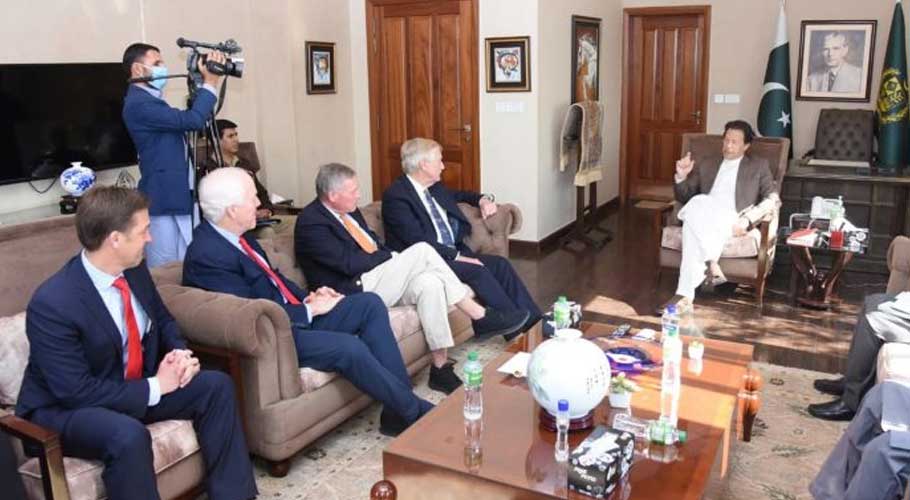 US senators reaffirm commitment to 'stable and broad-based' ties. (Source: APP)