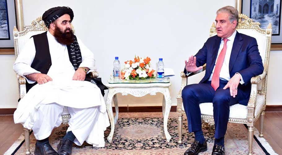 OIC FMs call on Foreign Minister Qureshi in Islamabad. (Source: Radio Pak)