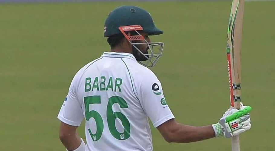 Babar (60*) and Azhar (36*) posted unbeaten 91-run stand. (Source: AFP)