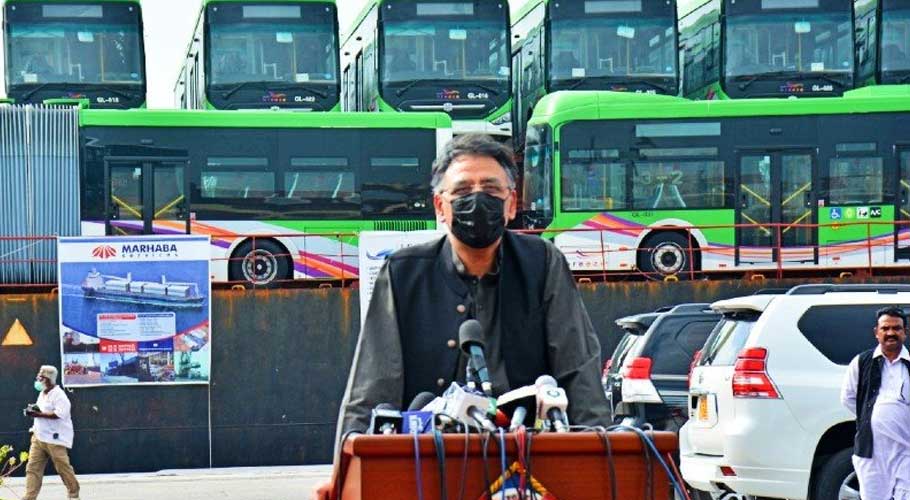Green line to be 'Karachi's first modern transport system'. (Source: Twitter)