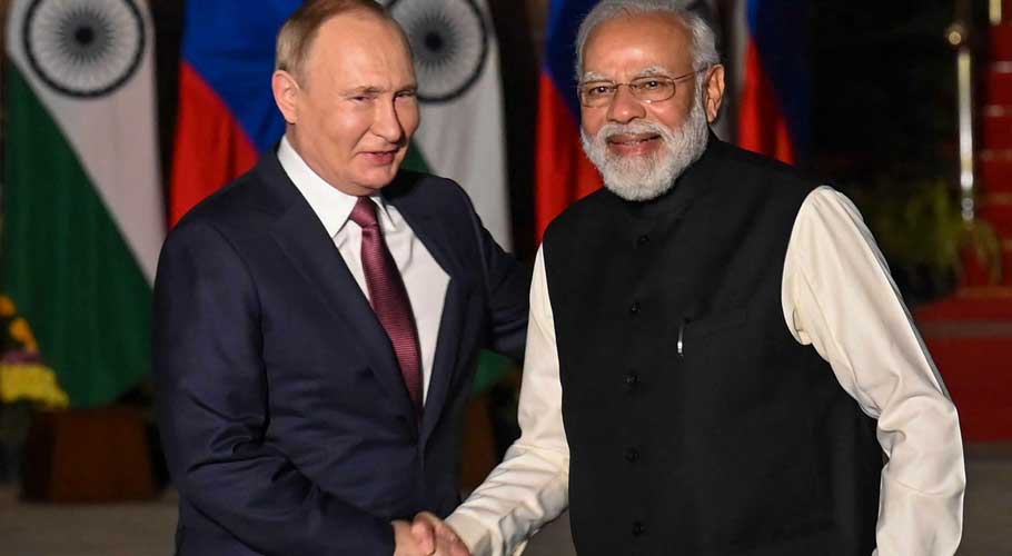 Putin lauds India as 'great power'. (Source: AFP)