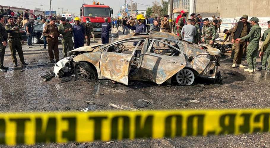 Blast was caused by a motorbike rigged with explosives. (Source: Reuters)