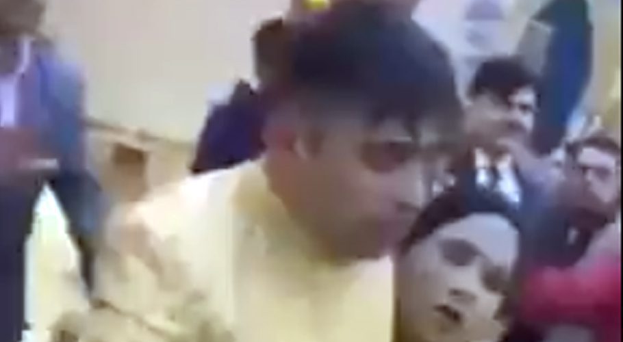 The incident took place at a wedding hall in Ghaziabad area of Uttar Pradesh on Friday (Photo Twitter)