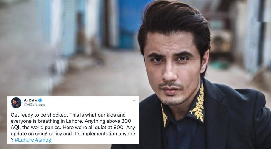 Lahore Smog is indeed a sad sad phenomenon with serious implications: Ali Zafar (File)