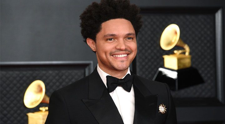 Trevor Noah is back to host the Grammy Awards. Source: NME.