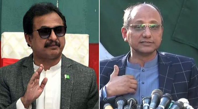 Haleem Adil Sheikh had alleged Saeed Ghani was involved in drug trafficking. Source: FILE.