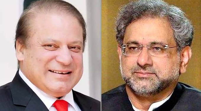 Abbasi rejected the reports that Nawaz Sharif was returning to Pakistan in March. Source: FILE/Online.