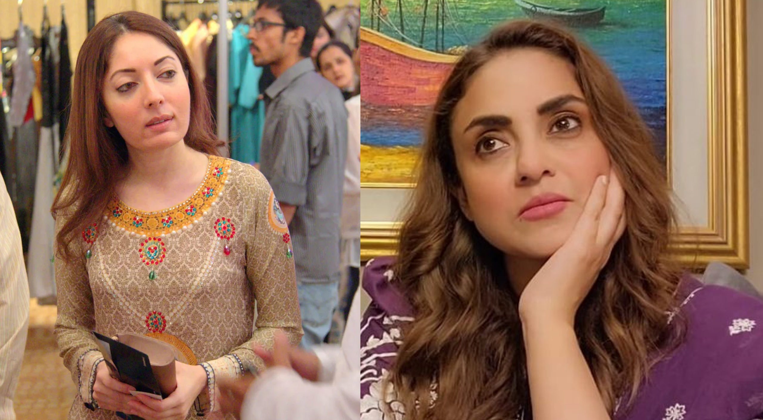 Nadia Khan and Sharmila Faruqui recently made headlines (FASHIONHITES and YouTube)