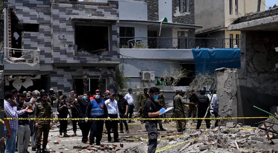 A blast in Johar Town had killed three people and left 24 others injured. Source: FILE.