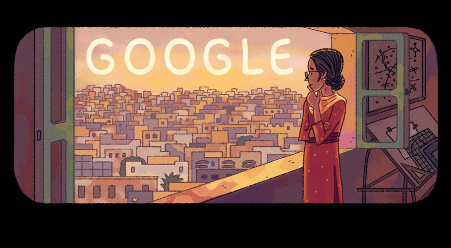 Google Doodle celebrated the 65th birthday of Perween Rahman. Source: Google