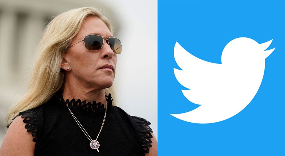 She is the first member of Congress to ever have a Twitter account permanently banned. Source: Reuters.