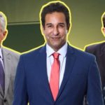 The three discussed Australia’s first tour of Pakistan in 24 years. Source: PCB.