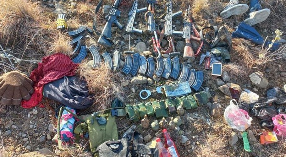 Weapons and ammunition also recovered during both operations.