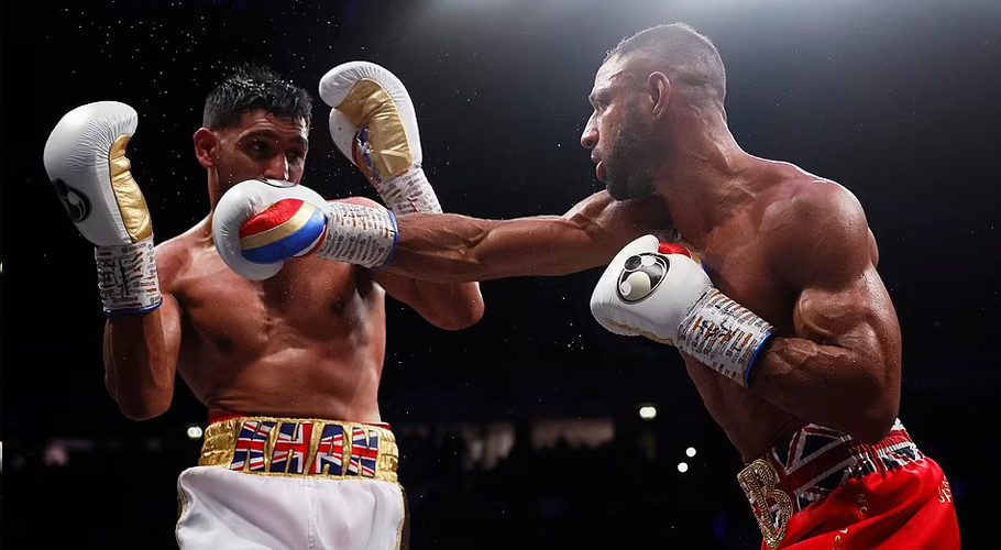A 17-year rivalry was settled in the ring betwen Amir Khan and Kell Brook. Source: Daily Mail