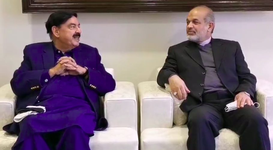 Iranian Interior Minister Dr Ahmed Vahidi arrives in Islamabad on a day-long visit to Pakistan. Source: Twitter.