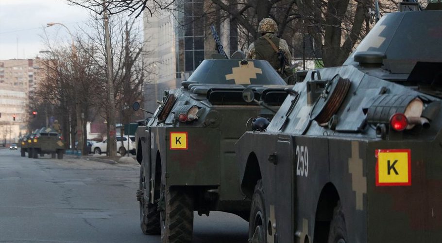 Russian soldiers had been killed and wounded during an offensive in Ukraine. Source: Reuters.