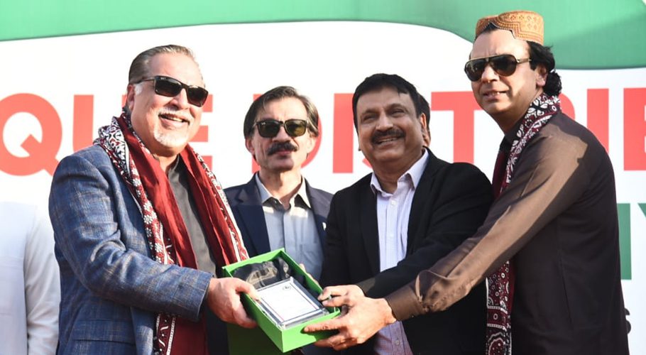 Usman Dar was addressing as a chief guest at the ‘Kamyab Jawan’ program convention. Source: FILE.