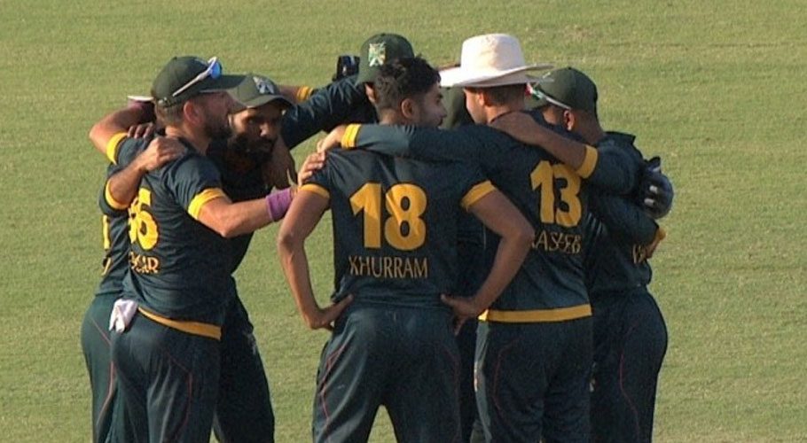 Haseebullah for his century was named the player-of-the-match.