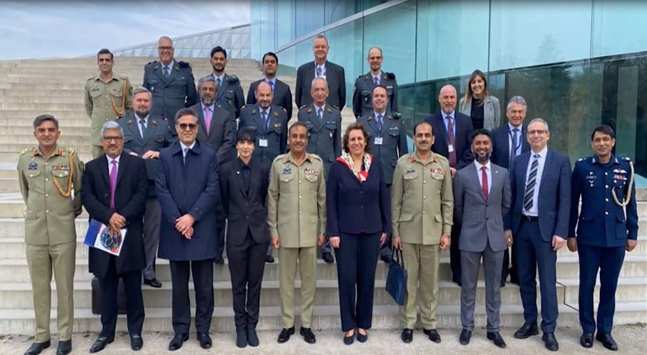 General Nadeem Raza is on official visit to Germany and Switzerland. Source: ISPR.